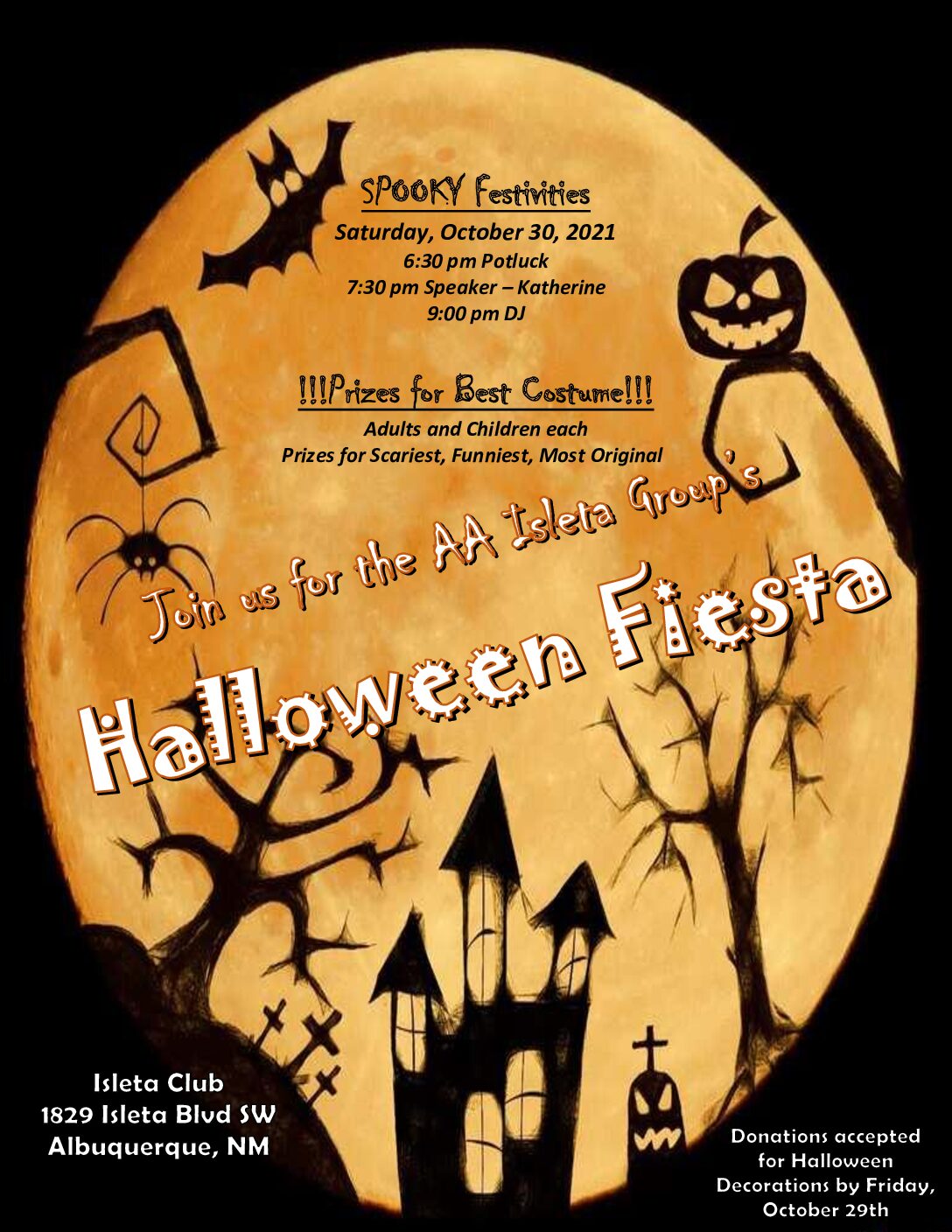 Isleta Club Halloween Fiesta!