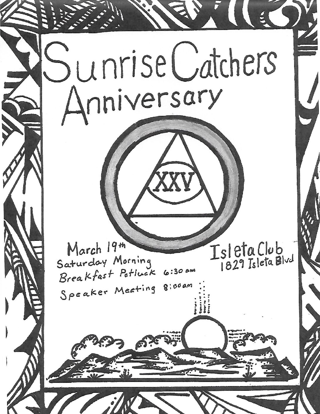 Sunrise Catchers 25th Anniversary