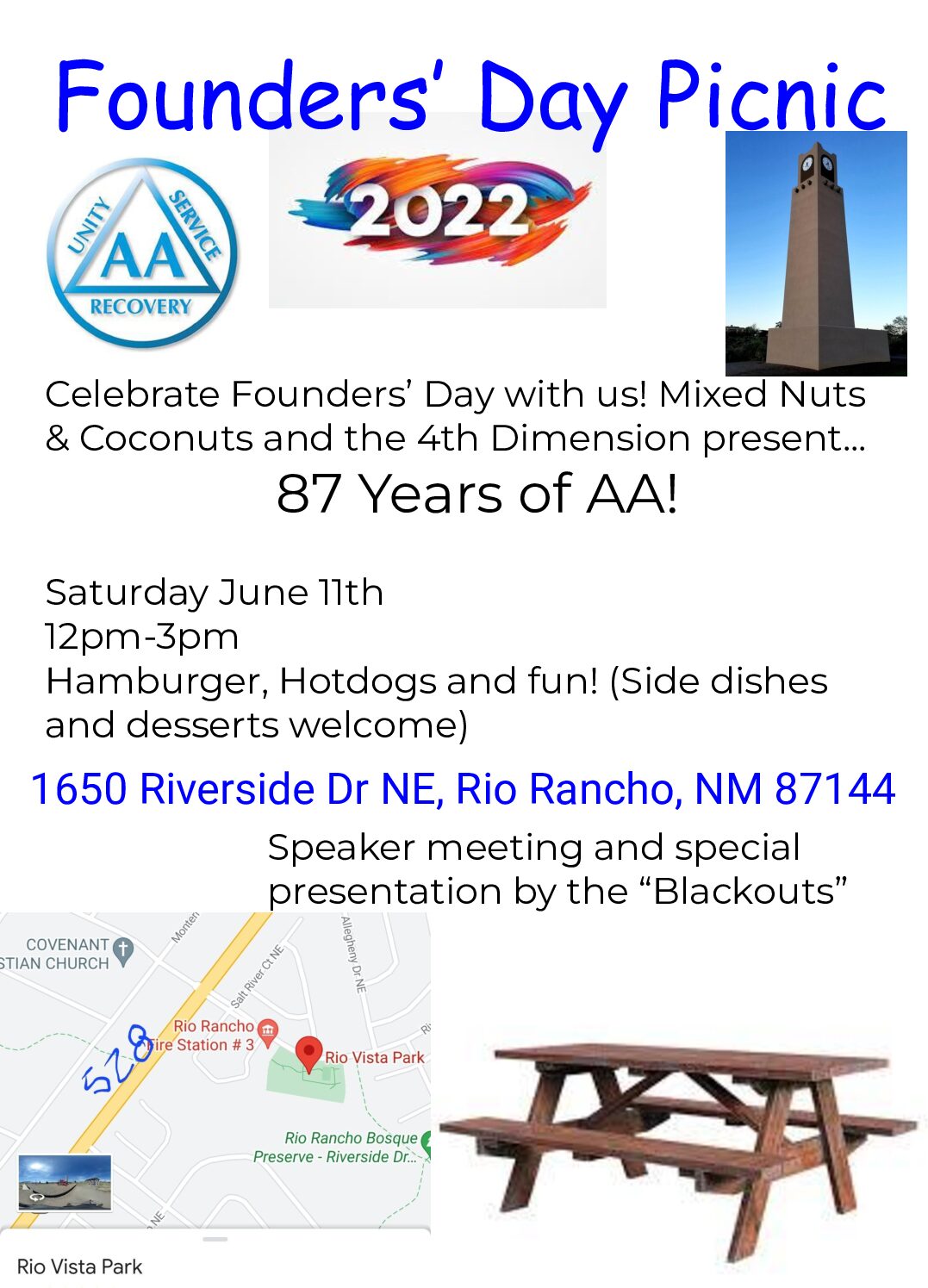 June 11: District 18 Founder’s Day Picnic